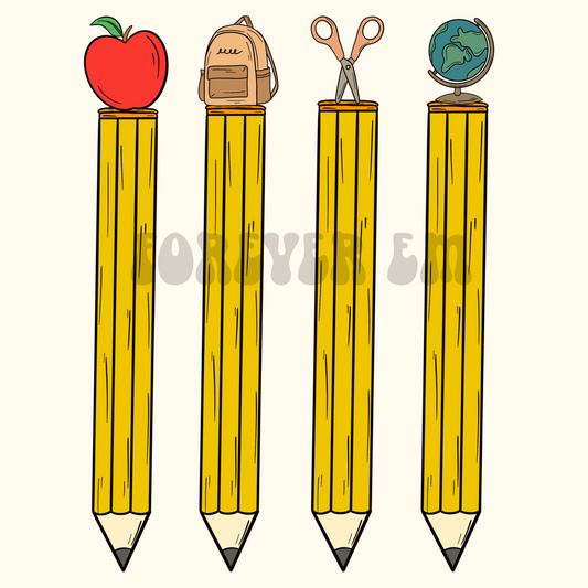 Back to school Pencil Eraser - PNG