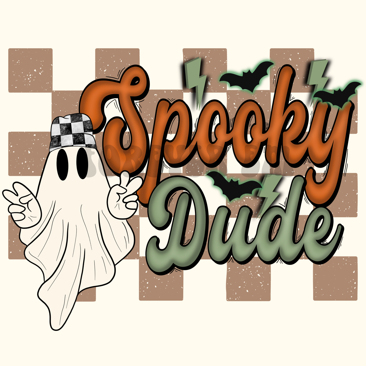 Spooky Dude Beanie Ghost PNG