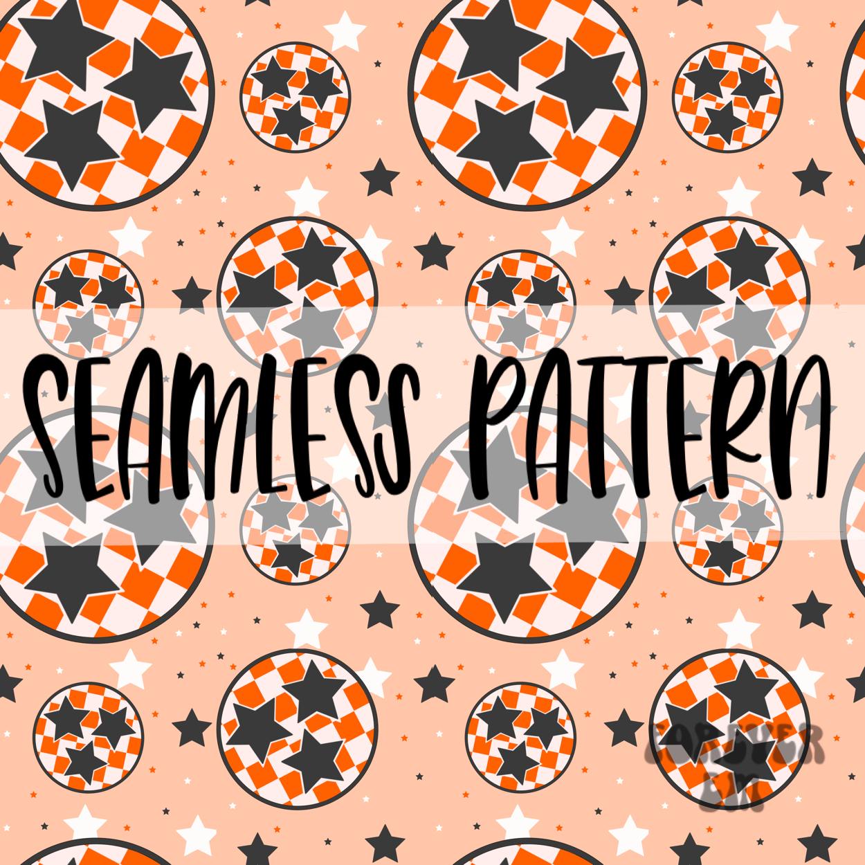 Tennessee TriStar Seamless Pattern