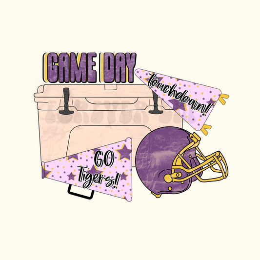 Louisiana Football Prwppy Game Day cooler PNG