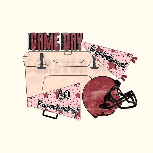 Razorbacks Game Day Cooler PNG