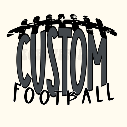 CUSTOM football PNG! (Read description!)