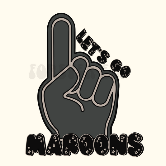 Maroons Foam Finger png