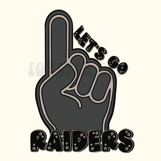 Raiders Foam Finger png