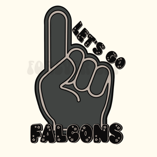 Falcons Foam Finger png