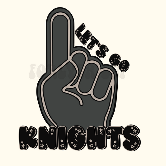 Knights foam finger png