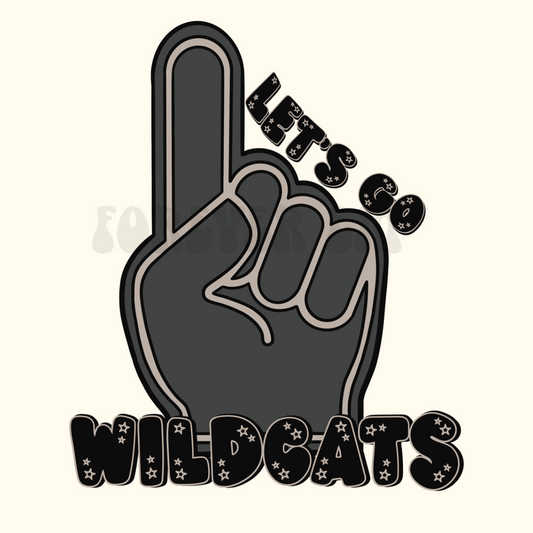 Wildcats foam finger png