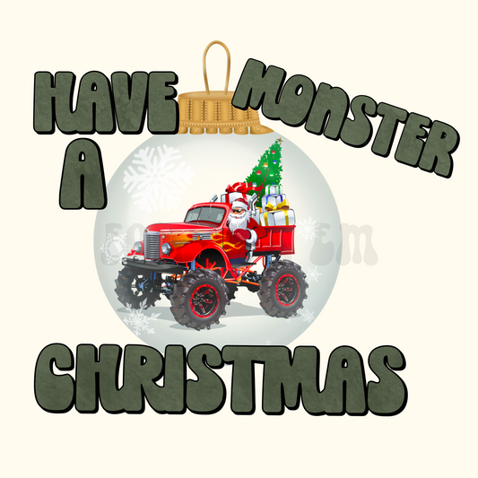 Have a monster Christmas png